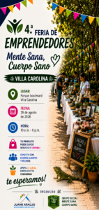 Cuarta Feria de Emprendedores “Mente Sana, Cuerpo Sano”